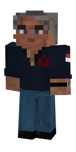 Black skin: body, front render