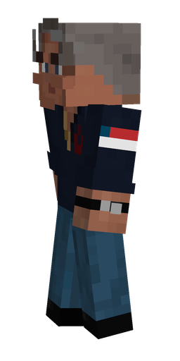 Black skin: body, left side render