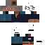 Black skin: raw texture render