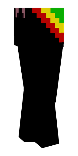 Black skin: body, left side render