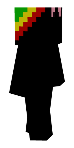Black skin: body, right side render
