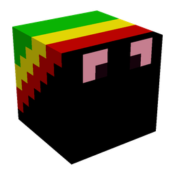 Black skin: head render