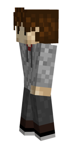 Black skin: body, left side render