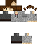 Black skin: raw texture render