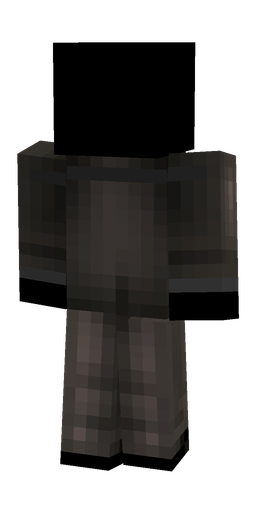 Black skin: body, back render