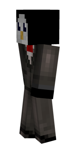 Black skin: body, left side render