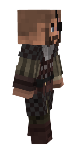 Black skin: body, right side render