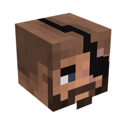Black skin: head render