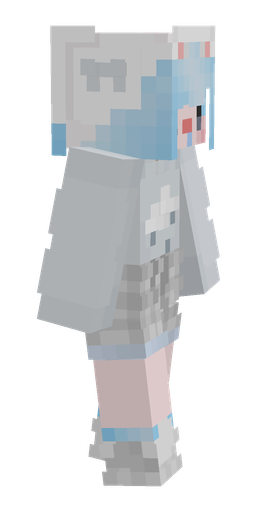 Blue skin: body, right side render