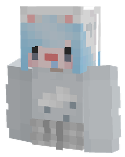 Blue skin: bust render