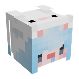 Blue skin: head render