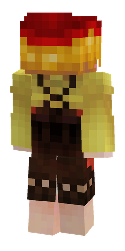 Orange skin: body, back render