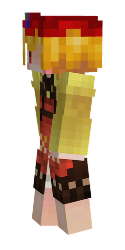 Orange skin: body, left side render