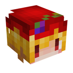 Orange skin: head render