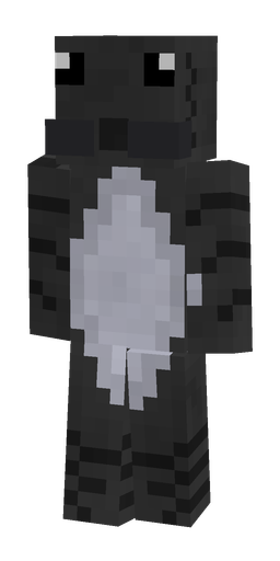 Black skin: body, front render