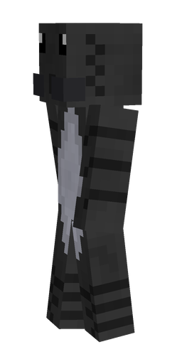 Black skin: body, left side render