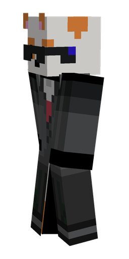 Black skin: body, left side render
