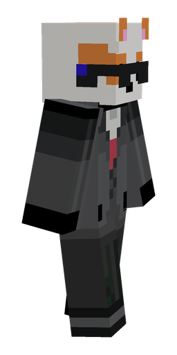 Black skin: body, right side render