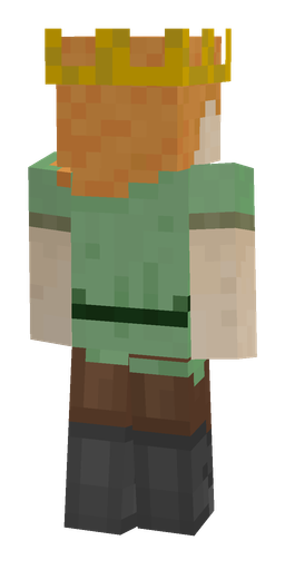 Green skin: body, back render