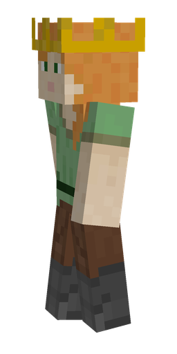 Green skin: body, left side render