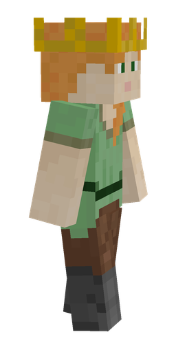 Green skin: body, right side render
