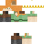 Green skin: raw texture render