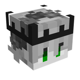 Black skin: head render