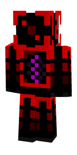 Black skin: body, back render