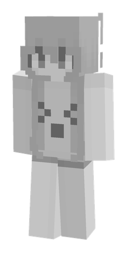 Gray skin: body, front render