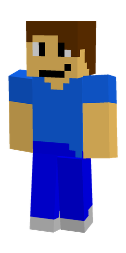 Blue skin: body, front render