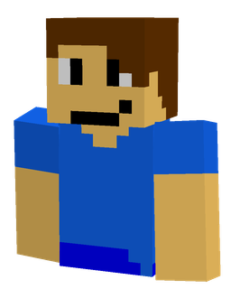 Blue skin: bust render