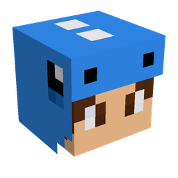 Black skin: head render