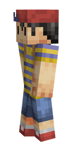 Blue skin: body, left side render