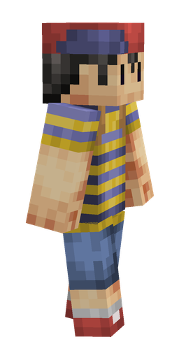 Blue skin: body, right side render