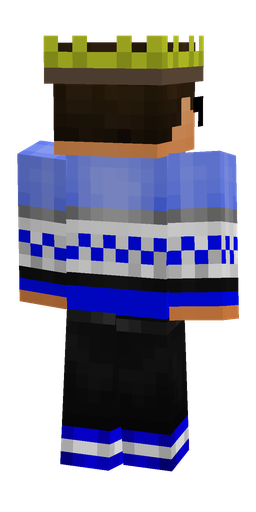 Black skin: body, back render