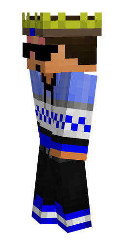 Black skin: body, left side render