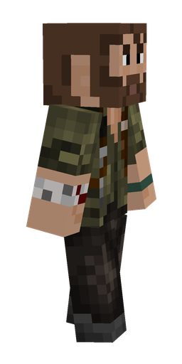 Black skin: body, right side render