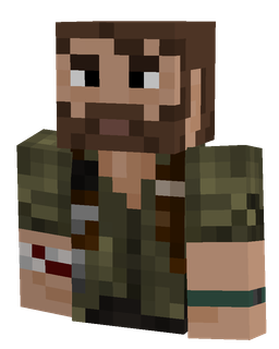 Black skin: bust render