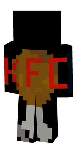 Black skin: body, front render