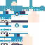 Blue skin: raw texture render