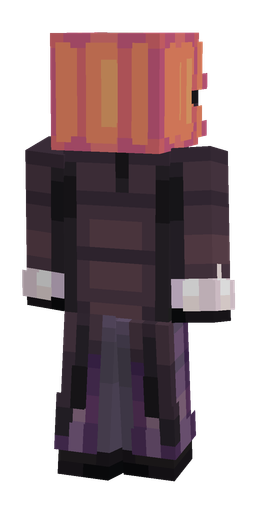Black skin: body, back render