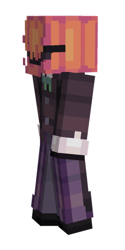 Black skin: body, left side render