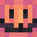 Black skin: face render