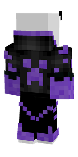 Black skin: body, back render