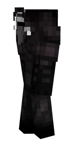 Black skin: body, left side render