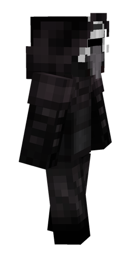 Black skin: body, right side render
