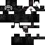 Black skin: raw texture render