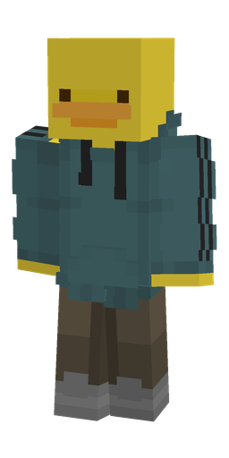 Blue skin: body, front render