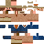 Blue skin: raw texture render