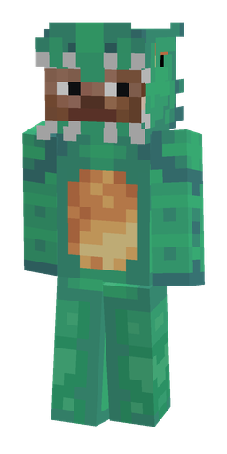 Green skin: body, front render